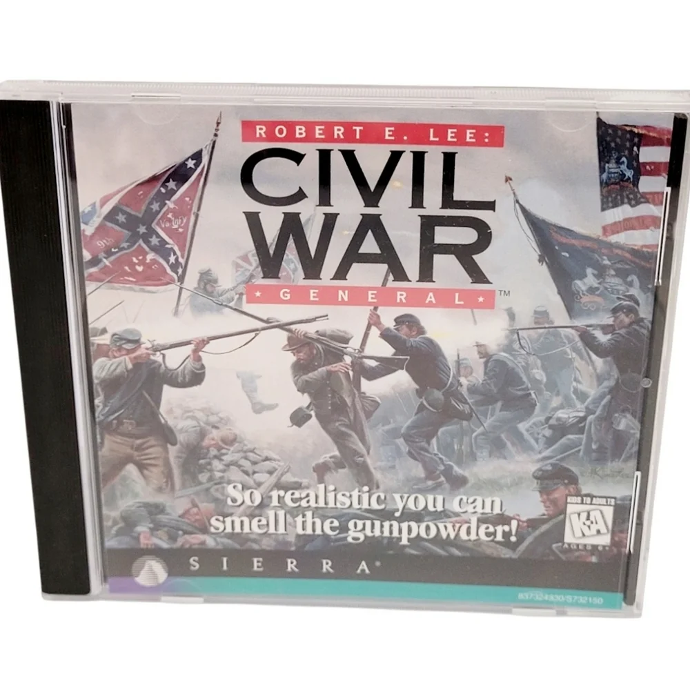 Robert E. Lee Civil War General (1996, PC CD-ROM) WIN 95/WIN 3.1 Sierra Big Box